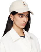 Maison Kitsuné Beige Dressed Fox Cap