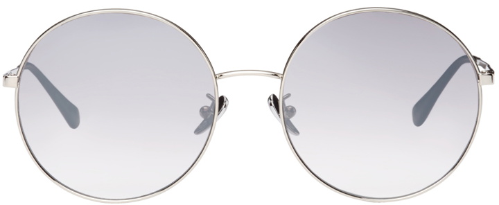 Photo: RETROSUPERFUTURE Silver & Black Polly Fadeism Sunglasses