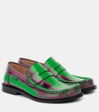 Loewe Campo leather loafers