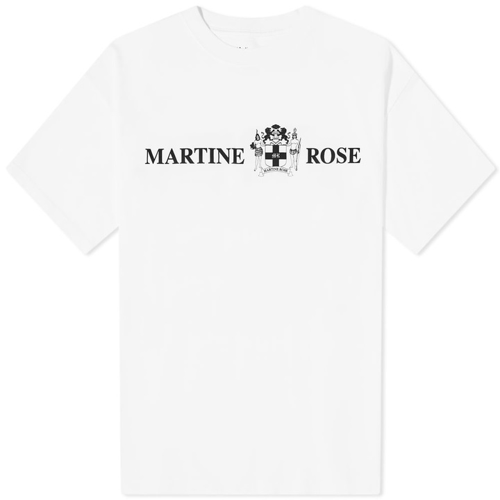 Photo: Martine Rose Relax Fit Crest Logo Tee