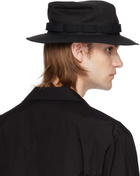 Y's For Men Black Safari Bucket Hat