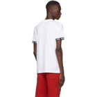 Balmain White Logo Trim T-Shirt