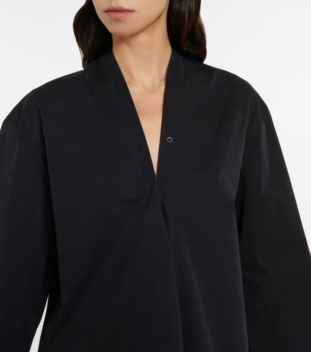 まちゃこ★toteme Pomerance  blouse  black Cowl blouse black – TOTEME