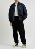 Kenzo Constellation Reversible Denim Bomber Jacket Navy