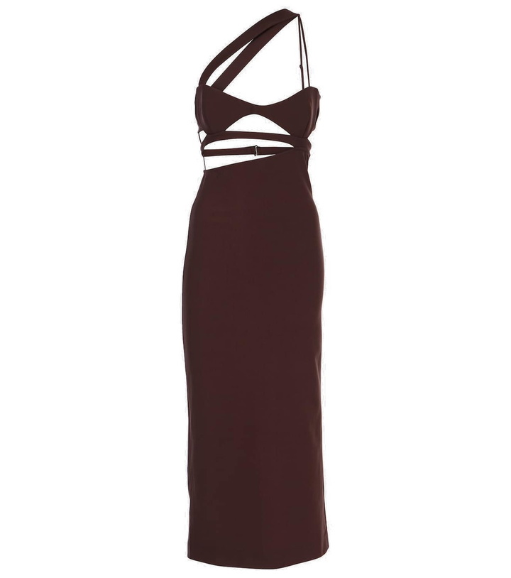 Photo: Nensi Dojaka Asymmetric silk midi dress