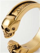 Alexander McQueen - Skull Gold-Tone Ring - Gold