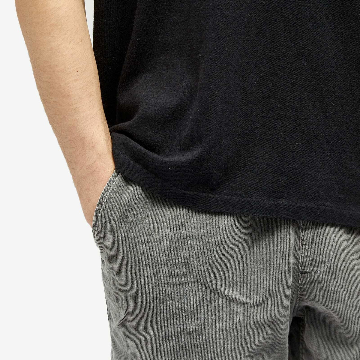 Save Khaki Men's Corduroy Easy Shorts in Black