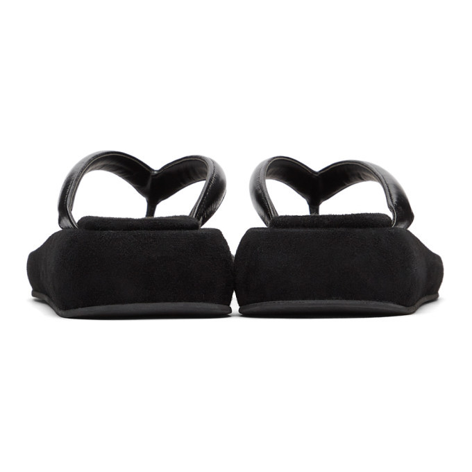 [LOW CLASSIC] Lc FLIP-FLOP_BLACK_/ 税込み LOW CLASSIC Black Platform Flip Flop Sandals Low Classic