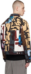 Dries Van Noten Multicolor Printed Denim Jacket