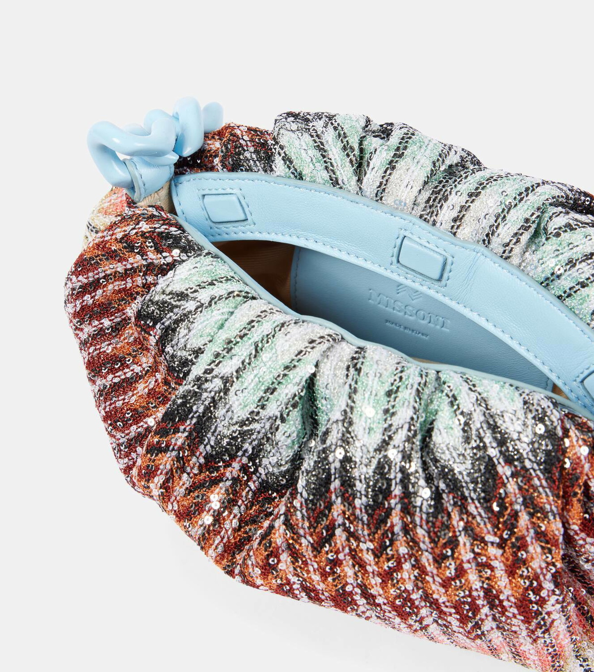 Missoni Zig Zag sequined clutch Missoni