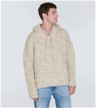 ERL Oversized wool-blend hoodie