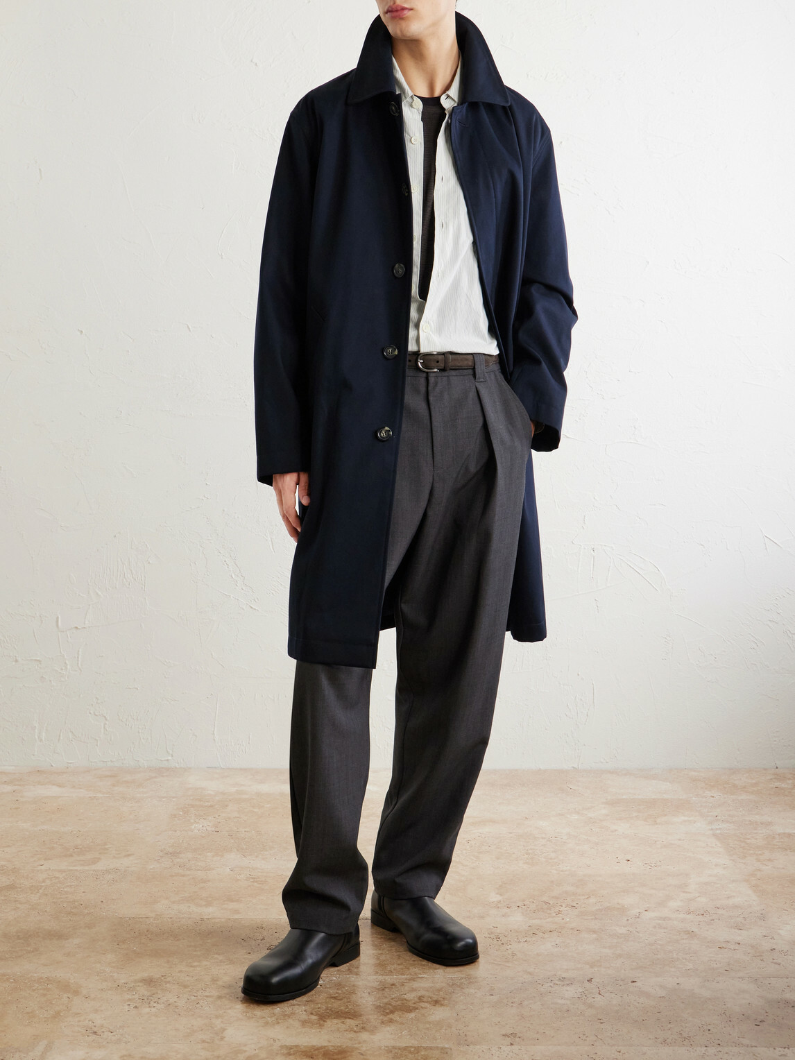 A.P.C. - Mac Duras Cotton Mac Coat - Blue