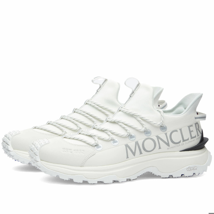 Photo: Moncler Men's Trailgrip Lite 2 Low Top Sneakers in White