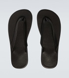 Auralee Leather thong sandals