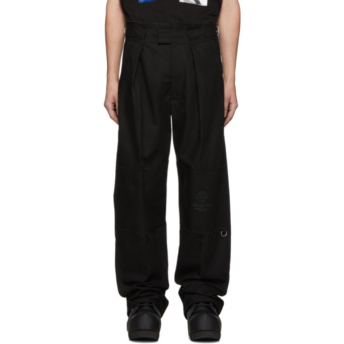 Photo: Raf Simons Black Wide Fit Trousers