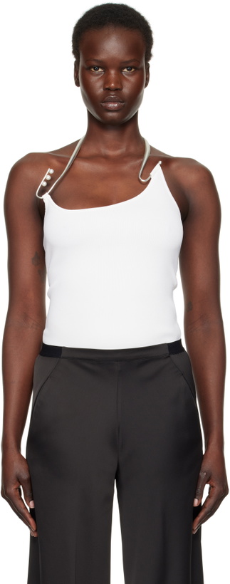 Photo: Christopher Esber White Levitate Knit Tank Top