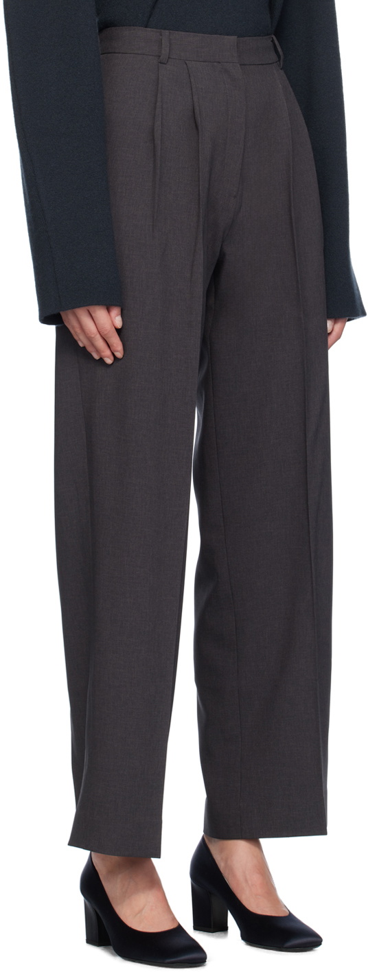 GIA STUDIOS Gray Cocoon Trousers