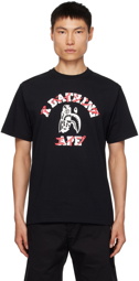 BAPE Black Tiger Shark Japanese Letter T-Shirt