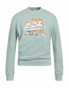Maison Kitsuné Mens Sweatshirt Light in Green