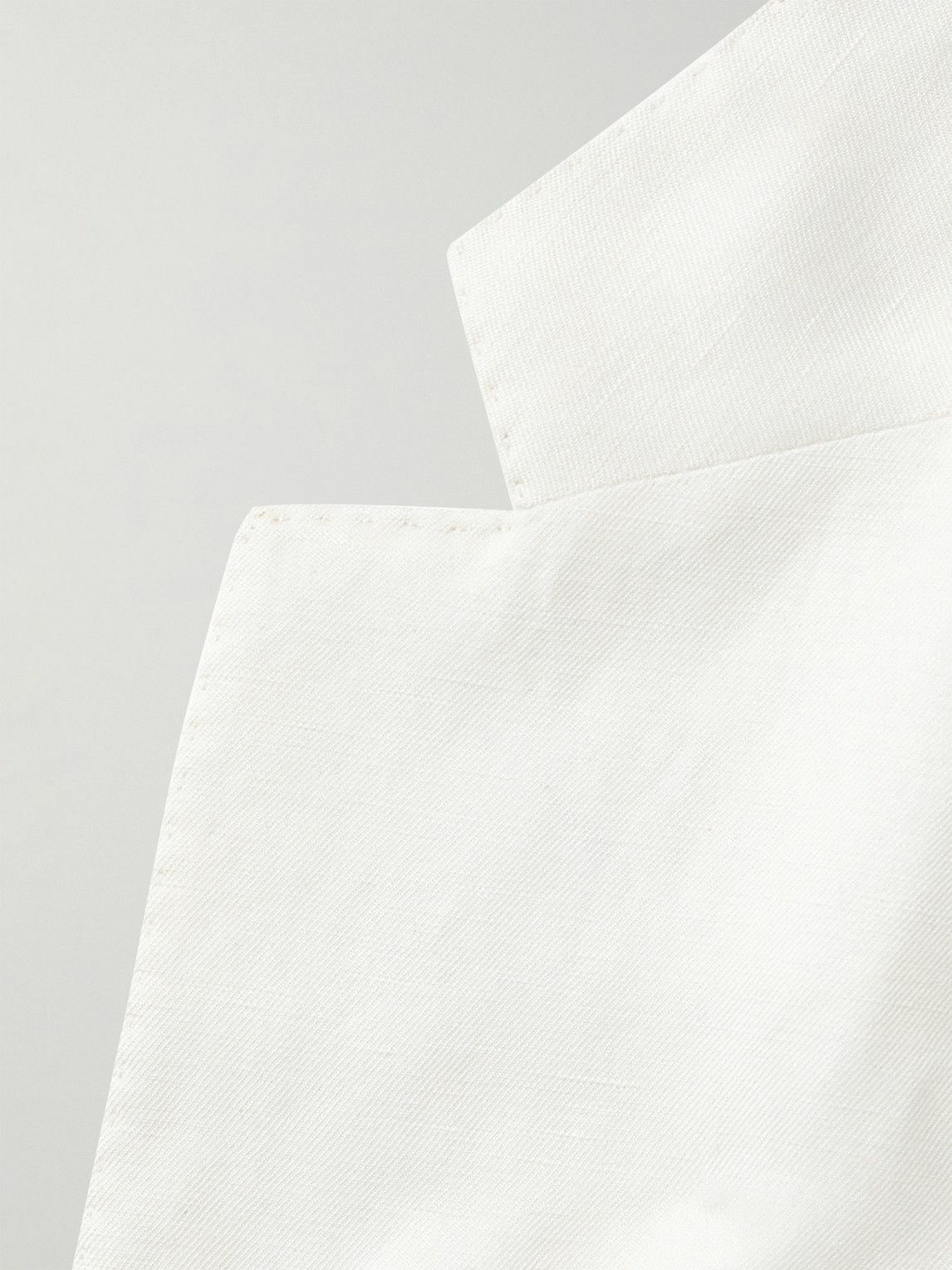 Loro Piana - Linen and Silk-Blend Blazer - White