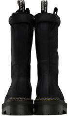 Rick Owens Black Dr. Martens Edition Quad Sole Pull On Boots