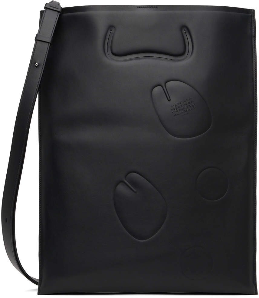 Maison Margiela Black Tabi Shopping Tote Maison Margiela