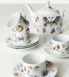 Fornasetti Astronomici set of 6 teacups and saucers
