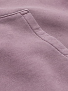 John Elliott - Interval Garment-Dyed Cotton-Jersey Hoodie - Pink