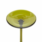 ferm LIVING Host White Wine Glasses - Set of 2 in Moss Green 