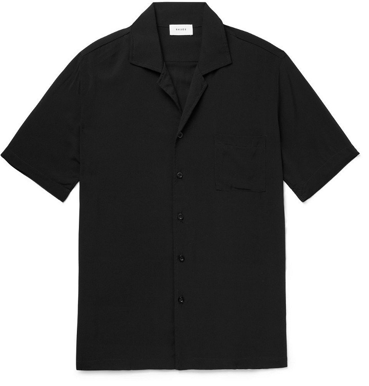 Photo: Rhude - Printed Camp-Collar Woven Shirt - Black