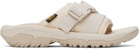 Teva Off-White Hurricane Verge Slides