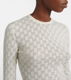 Gucci GG cotton-blend devoré T-shirt