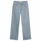 Dime Women's Relaxed Denim Pants in Steel Blue
