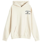 Sporty & Rich Men's Varsity Crest Hoodie in Cream/Navy