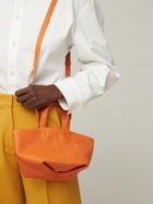 MANSUR GAVRIEL Mini Tulipano Leather Top Handle Bag