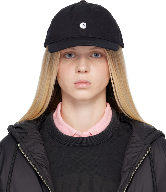 Photo: Carhartt Work In Progress Black Madison Logo Cap