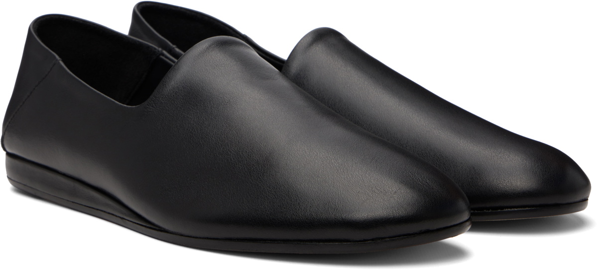 JACQUEMUS Black 'The Slippers' Loafers