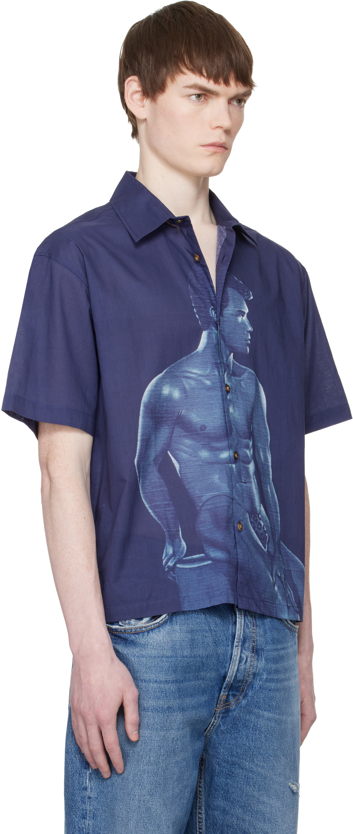 Carne Bollente Navy Sadao Hasegawa 'In Blue' Shirt