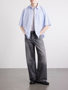 3sixteen - Striped Cotton-Poplin Shirt - Blue