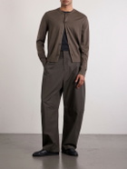 Amomento - Barrel-Leg Cotton Trousers - Green