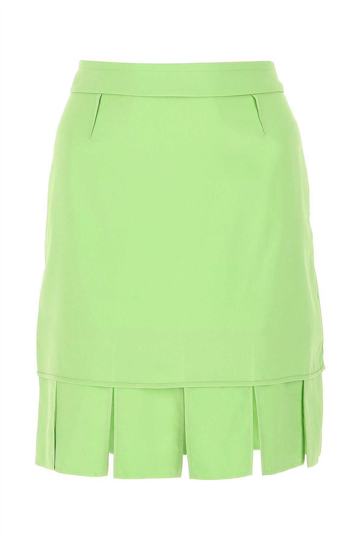 【関税&送料込】Bottega Veneta Asymmetrical Skirt In Lightwe Bottega Veneta Lightweight Viscose Loops Skirt in Chalk | FWRD
