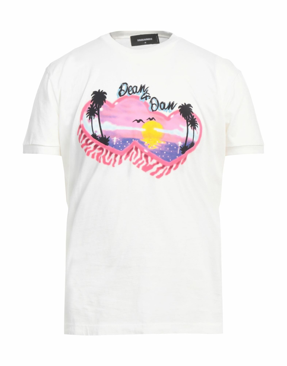 Dsquared2 Mens T-shirt Ivory