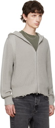 Won Hundred Gray Glasgow Knit Hoodie