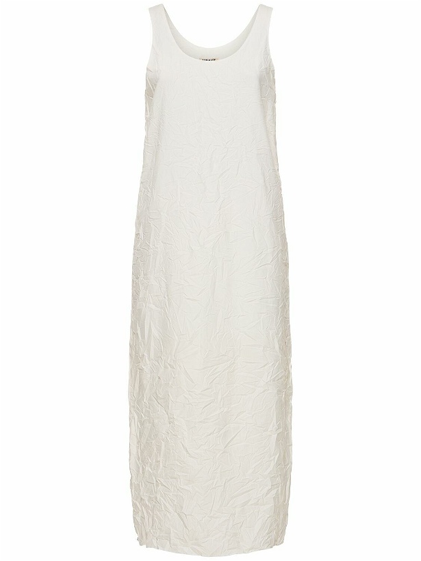 Photo: AURALEE Wrinkled Cotton Twill Maxi Dress