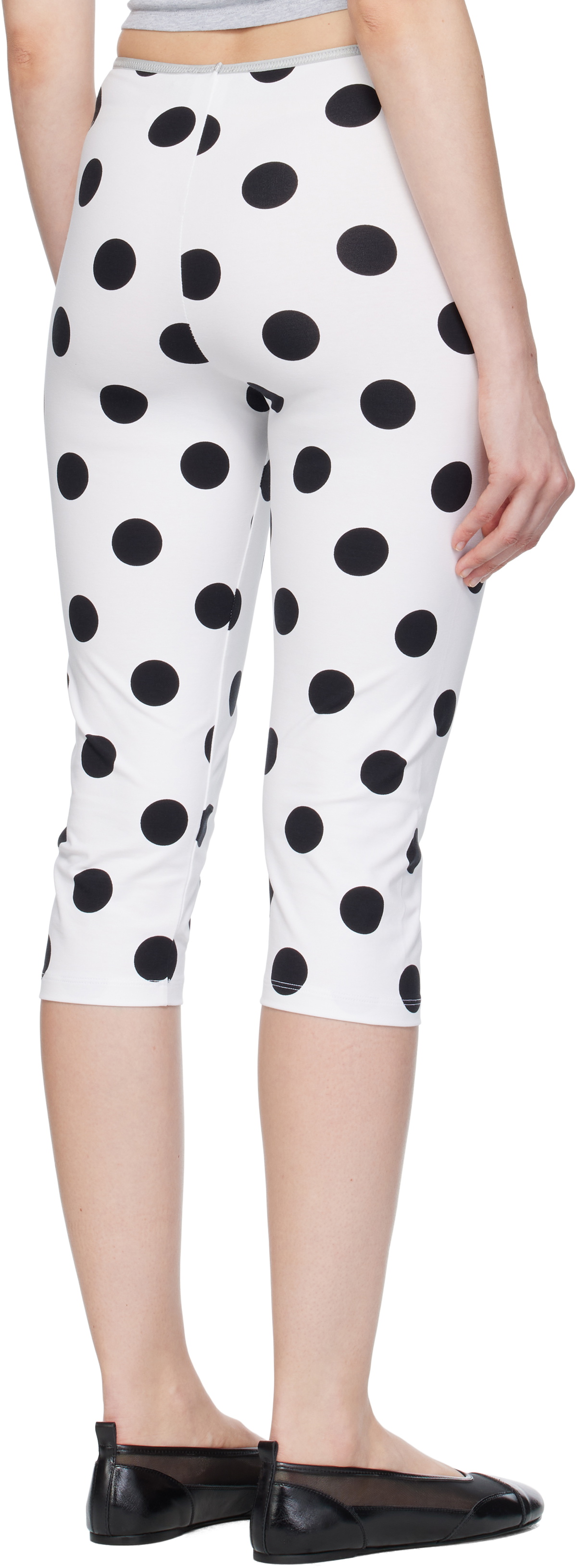 Paloma Wool White & Black Aneu Leggings