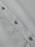 TOM FORD - Cutaway-Collar Silk-Poplin Shirt - Gray