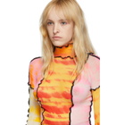 ASAI SSENSE Exclusive Orange and Pink Hot Wok Turtleneck