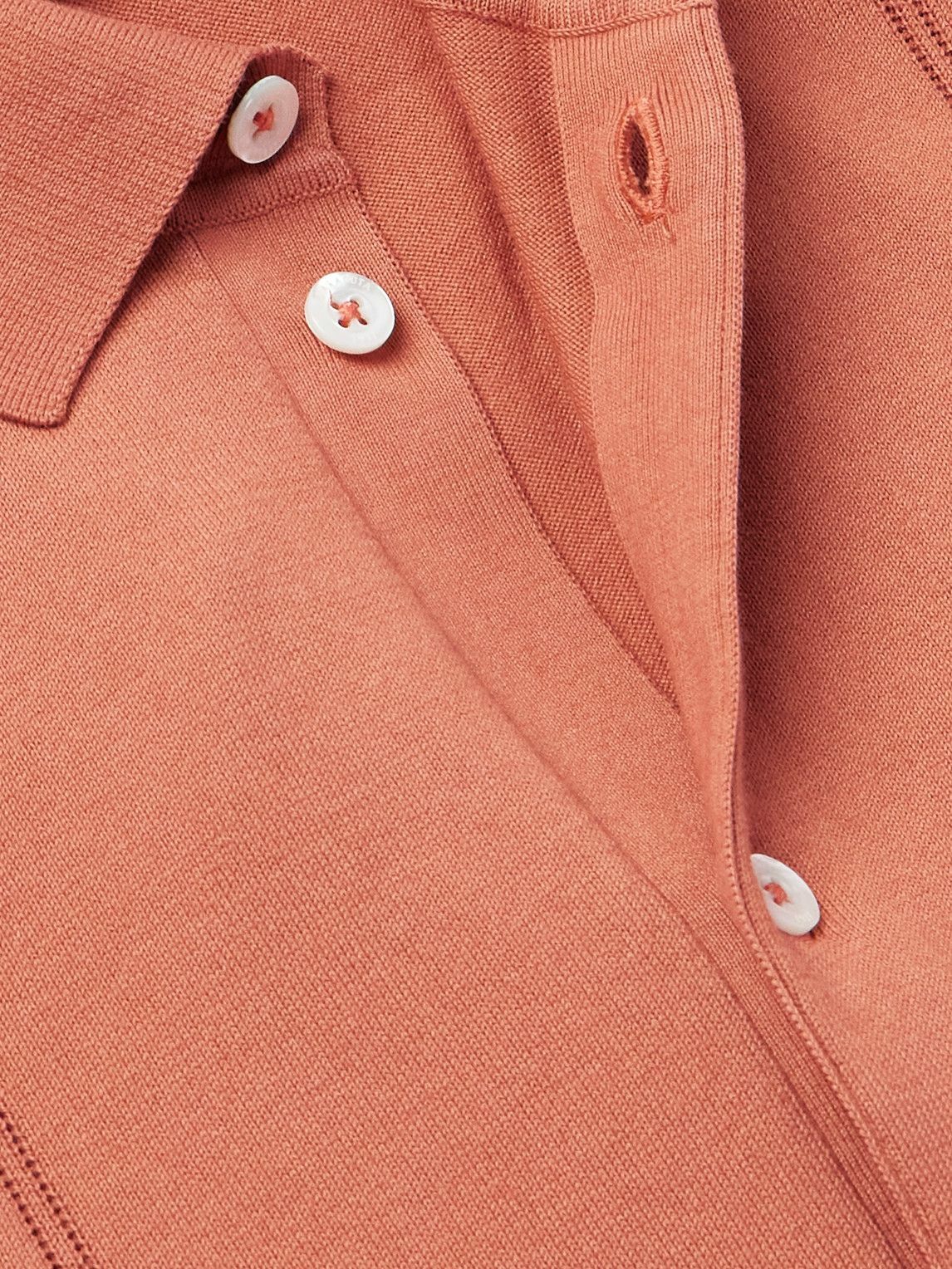Baracuta - Horatio Striped Cotton Shirt - Orange