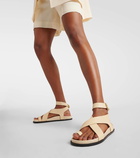 A. Emery Jalen leather sandals