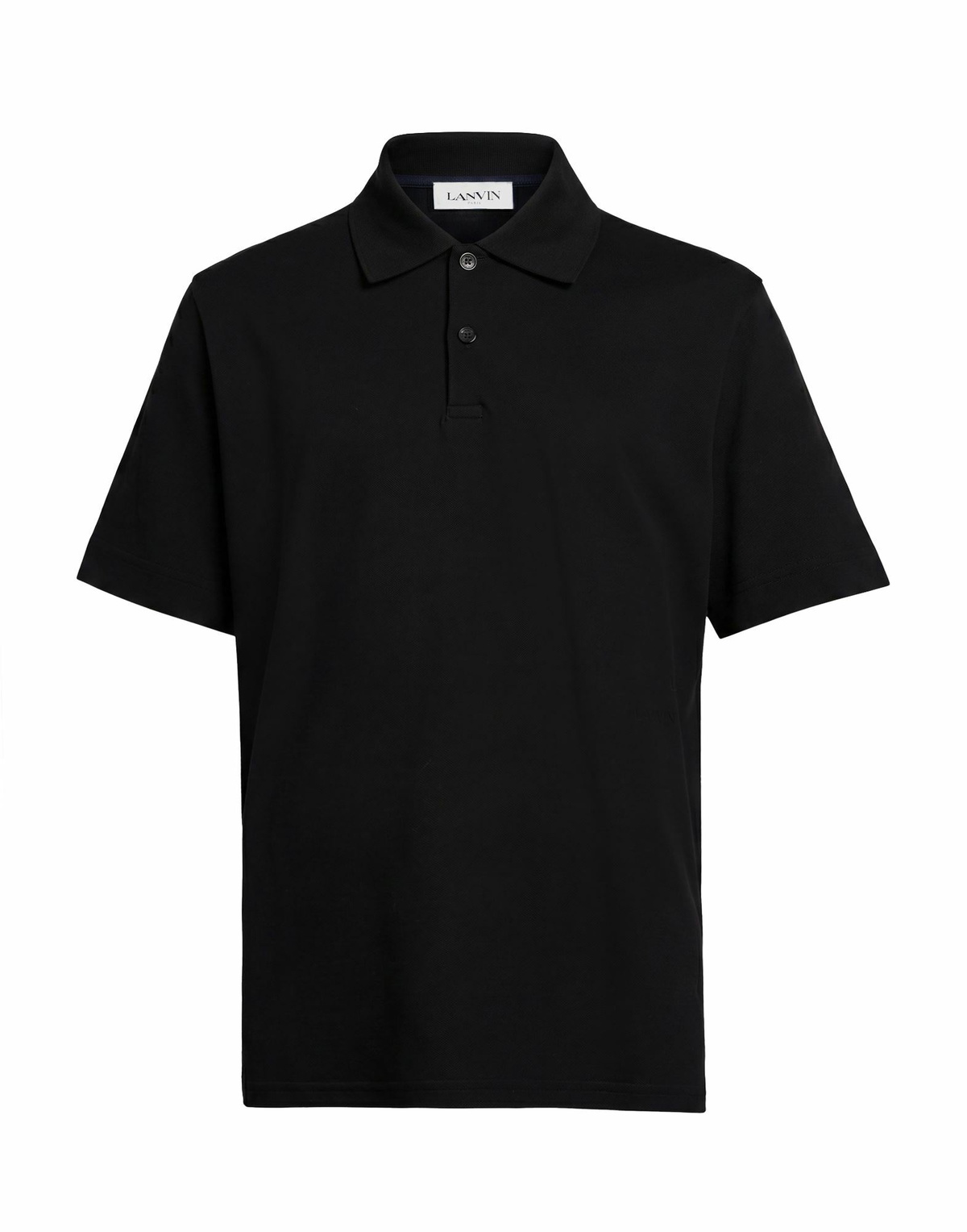 Lanvin Mens Polo shirt in Black